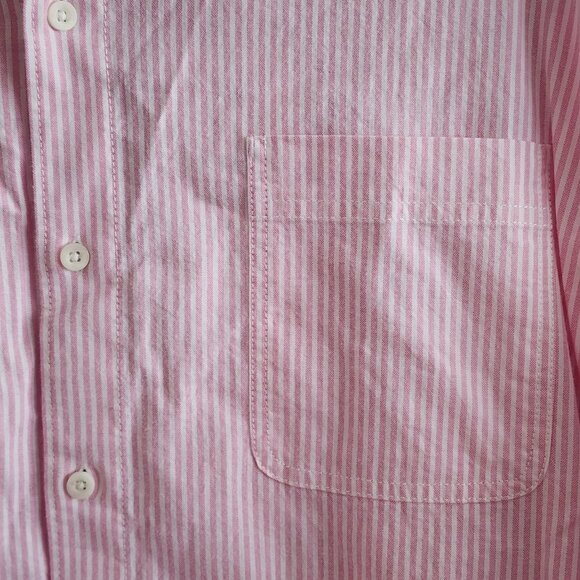 Tommy Bahama Mens Button Down Shirt Long Sleeve Striped Pink White Size XL - Picture 3 of 8